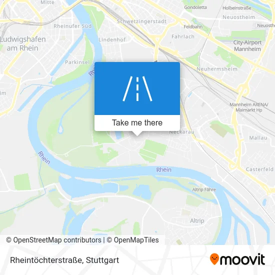 Карта Rheintöchterstraße