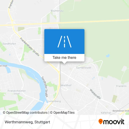 Карта Werthmannweg