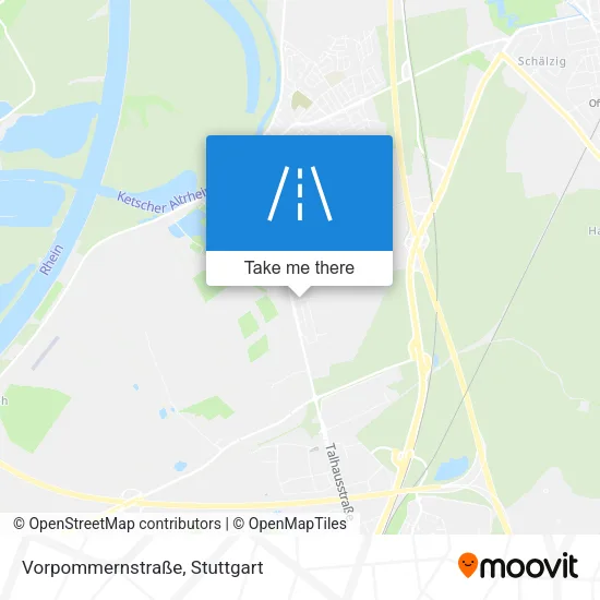Карта Vorpommernstraße