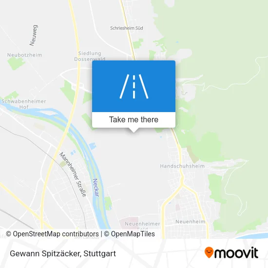 Карта Gewann Spitzäcker