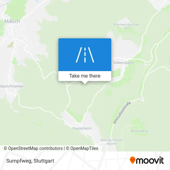 Sumpfweg map
