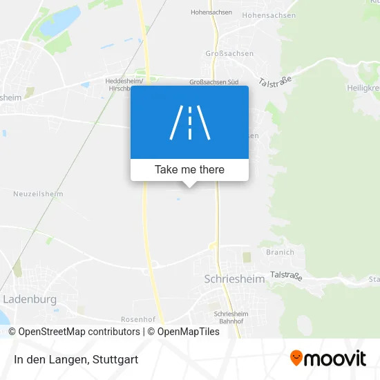 Карта In den Langen