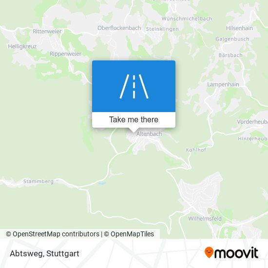 Карта Abtsweg