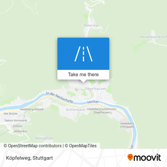 Карта Köpfelweg
