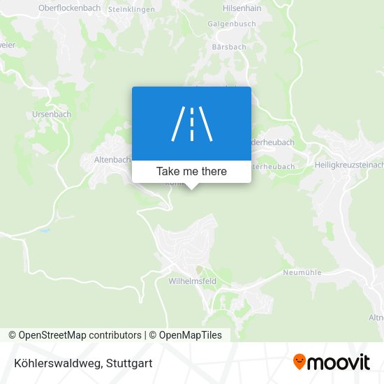 Köhlerswaldweg map
