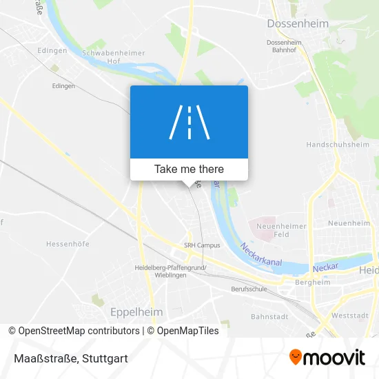 Карта Maaßstraße