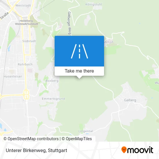 Карта Unterer Birkenweg