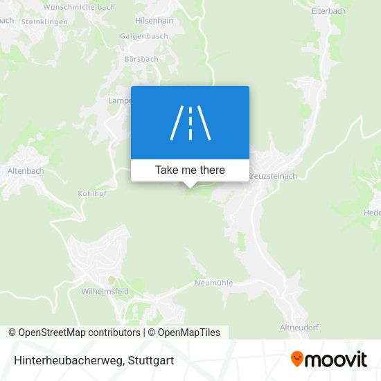Карта Hinterheubacherweg