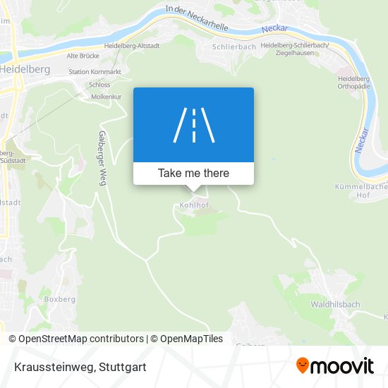 Kraussteinweg map