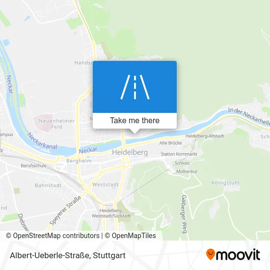 Карта Albert-Ueberle-Straße