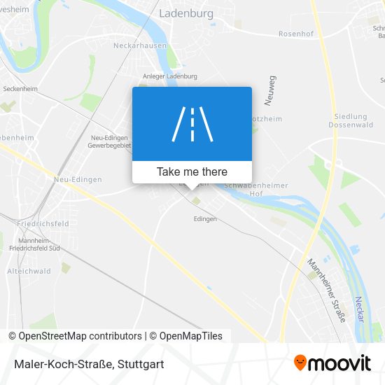 Maler-Koch-Straße map
