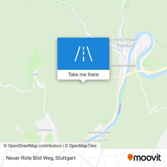 Neuer Rote Bild Weg map