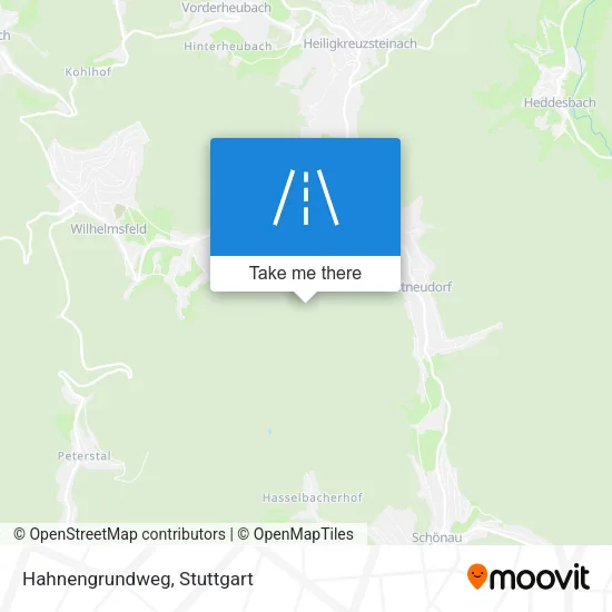Hahnengrundweg map