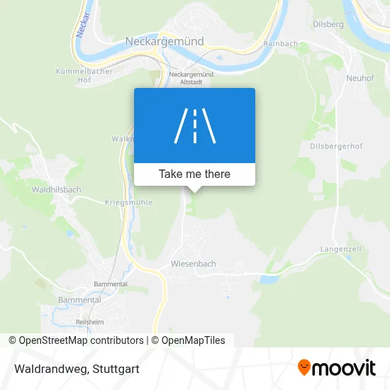 Waldrandweg map