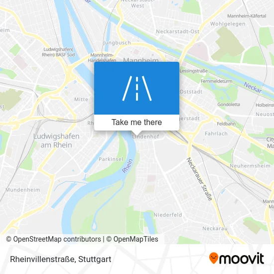 Rheinvillenstraße map