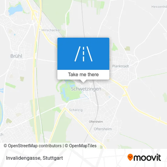 Карта Invalidengasse