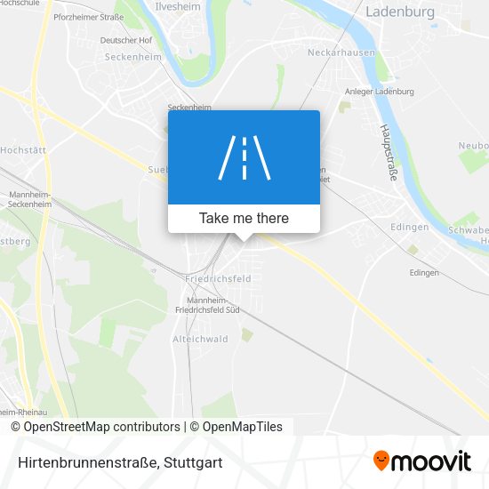 Hirtenbrunnenstraße map