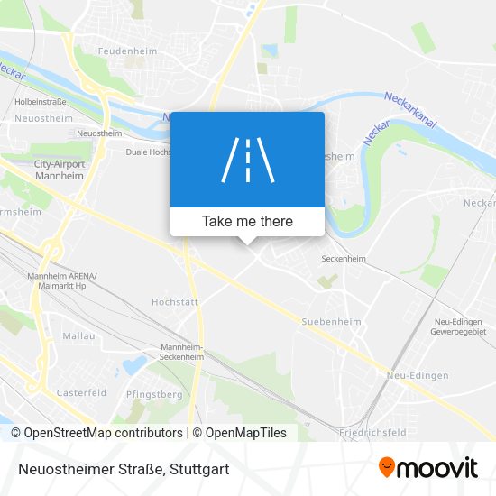 Neuostheimer Straße map