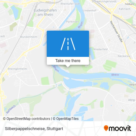 Silberpappelschneise map
