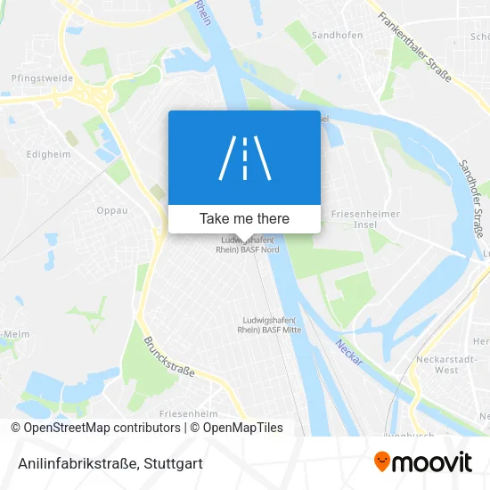 Карта Anilinfabrikstraße