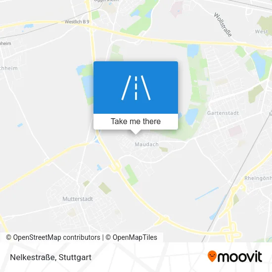 Карта Nelkestraße
