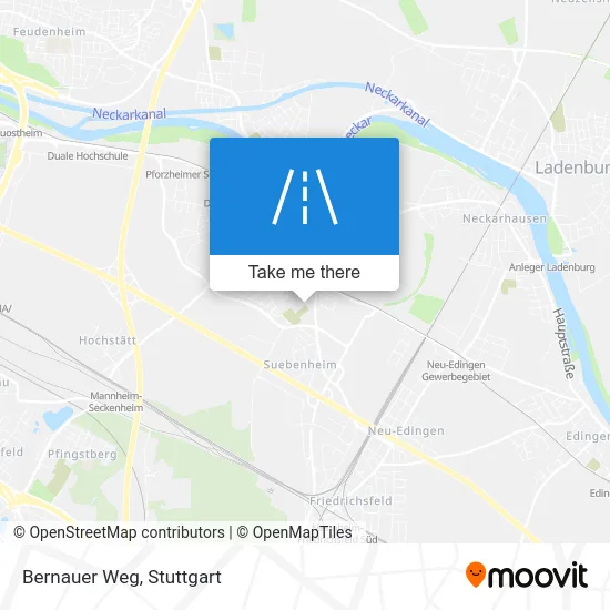 Карта Bernauer Weg