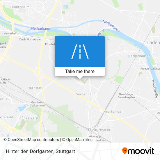 Hinter den Dorfgärten map