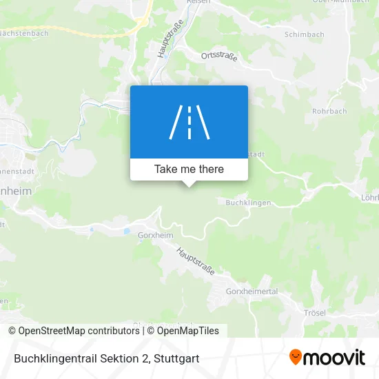 Карта Buchklingentrail Sektion 2