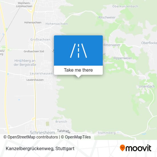 Kanzelbergrückenweg map