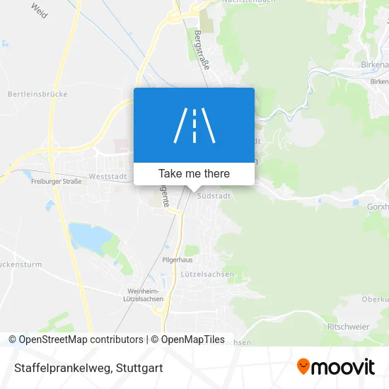 Карта Staffelprankelweg