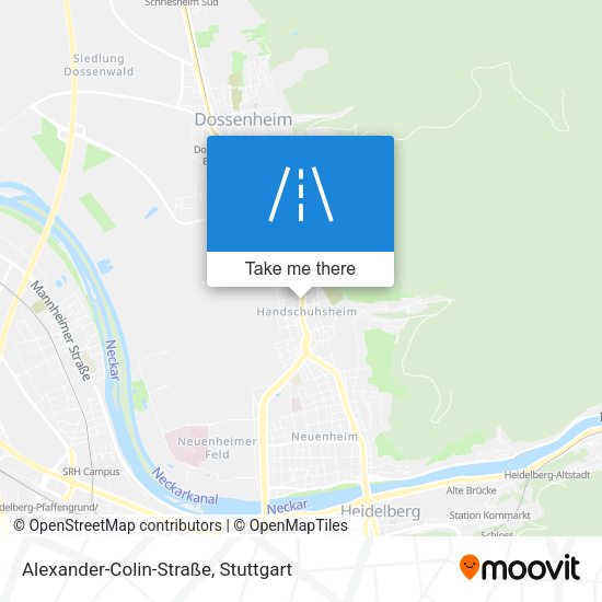 Alexander-Colin-Straße map