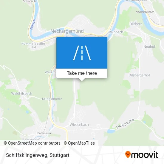 Карта Schiffsklingenweg
