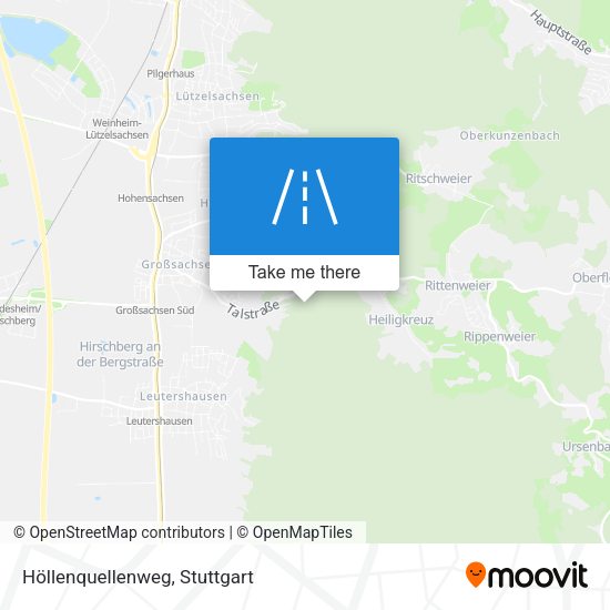 Höllenquellenweg map