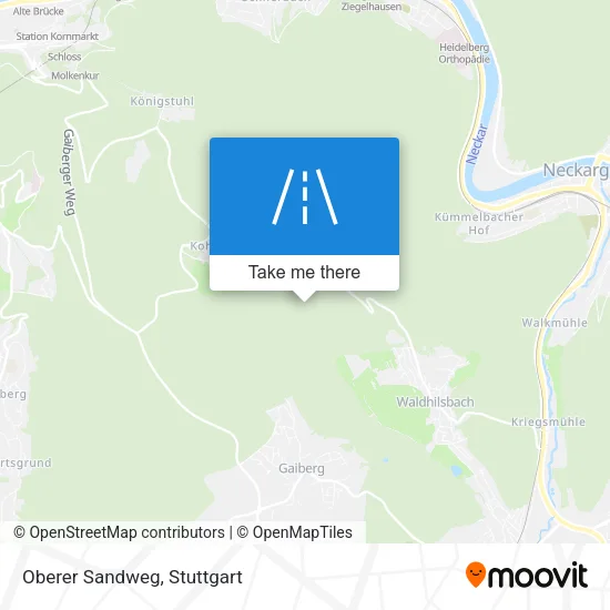 Карта Oberer Sandweg