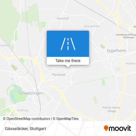 Gässeläcker map