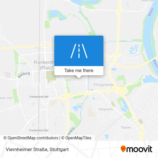 Карта Viernheimer Straße