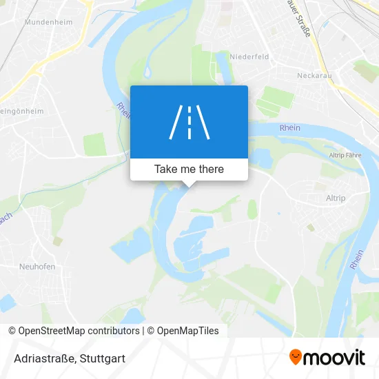 Карта Adriastraße