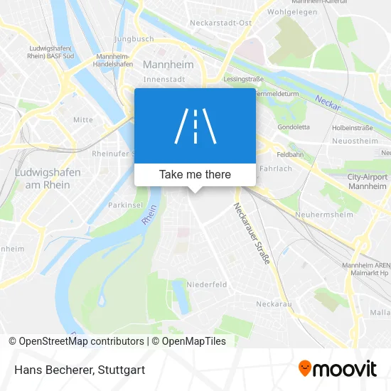 Hans Becherer map