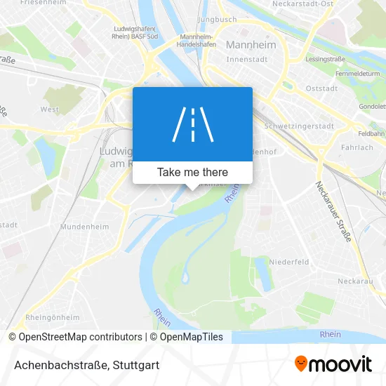 Карта Achenbachstraße