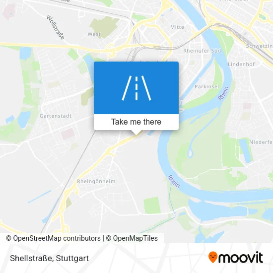 Карта Shellstraße
