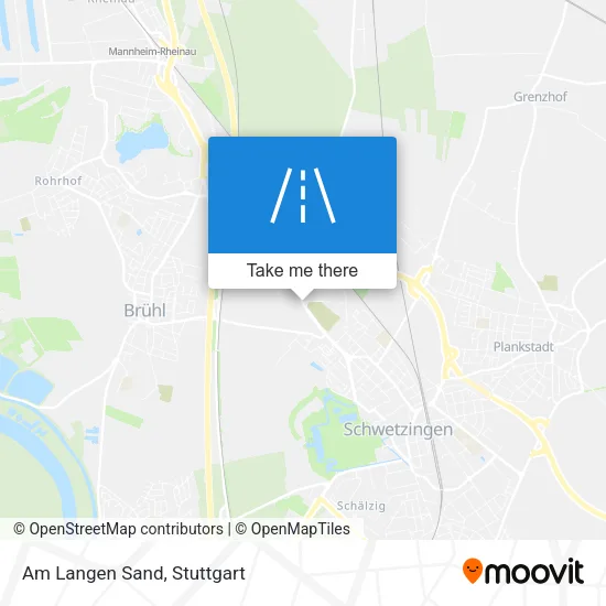 Карта Am Langen Sand