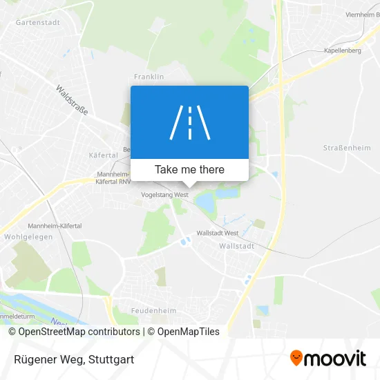 Карта Rügener Weg