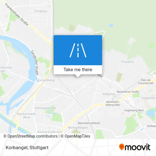 Карта Korbangel