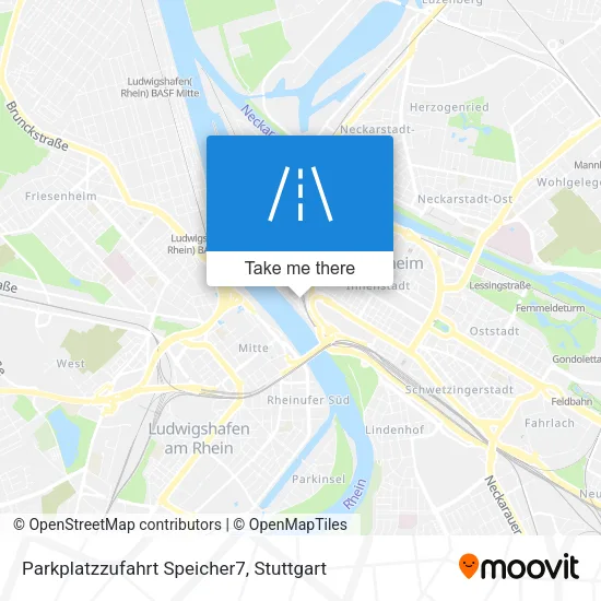 Карта Parkplatzzufahrt Speicher7
