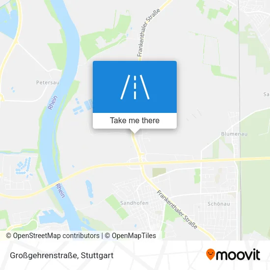 Карта Großgehrenstraße