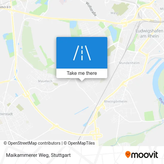Карта Maikammerer Weg