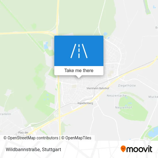 Карта Wildbannstraße