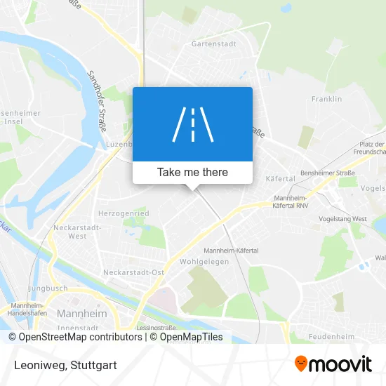 Leoniweg map