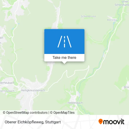 Карта Oberer Eichköpfleweg