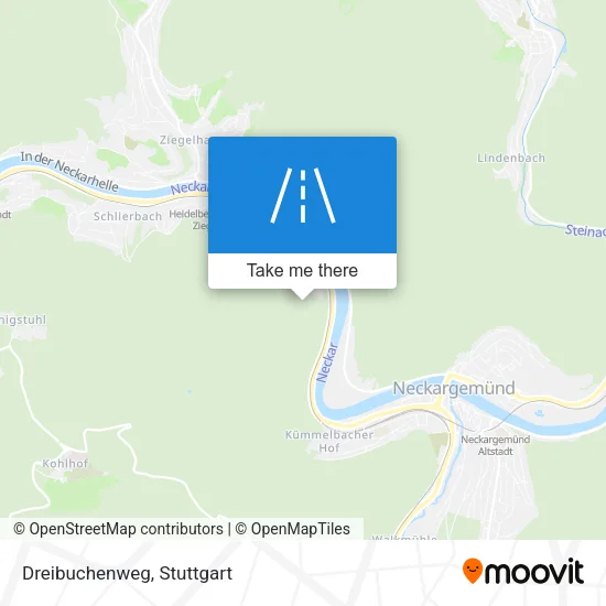 Карта Dreibuchenweg